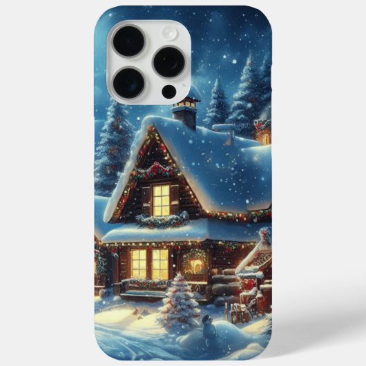 Winter/Kerstman/Kerstmis/Sneeuw Case-Mate iPhone Case (Achterkant)