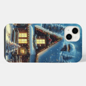 Winter/Kerstman/Kerstmis/Sneeuw iPhone Hoesje (Achterkant horizontaal)