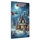 Winter/Kerstman/Kerstmis/Sneeuw Klembord (Rechts)