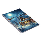 Winter/Kerstman/Kerstmis/Sneeuw Notitieboek (Rechterzijde)