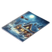 Winter/Kerstman/Kerstmis/Sneeuw Notitieboek (Linkerzijde)