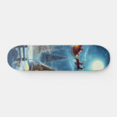 Winter/Kerstman/Kerstmis/Sneeuw Persoonlijk Skateboard (Horizontaal)