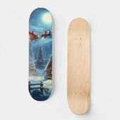 Winter/Kerstman/Kerstmis/Sneeuw Persoonlijk Skateboard (Voorkant)
