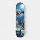 Winter/Kerstman/Kerstmis/Sneeuw Persoonlijk Skateboard (Voorkant)
