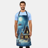 Winter/Kerstman/Kerstmis/Sneeuw Schort (Gedragen)