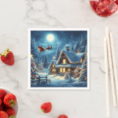 Winter/Kerstman/Kerstmis/Sneeuw Servet (Insitu)