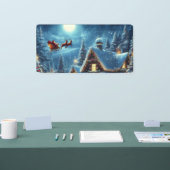 Winter/Kerstman/Kerstmis/Sneeuw Spandoek (Beurs)