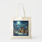 Winter/Kerstman/Kerstmis/Sneeuw Tote Bag (Voorkant)