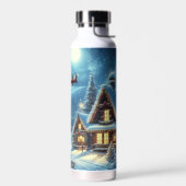 Winter/Kerstman/Kerstmis/Sneeuw Waterfles (Links)