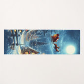 Winter/Kerstman/Kerstmis/Sneeuw Yogamat (Voorkant (horizontaal))