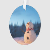 Winter Kerstman Ontwerp Ornament (voorkant)