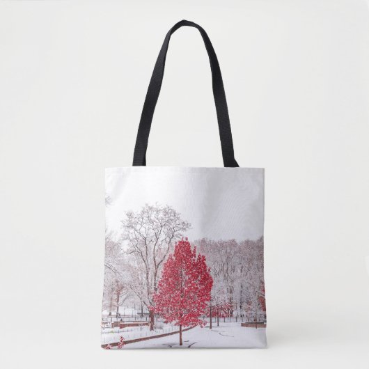 winter kerstmis 89 tote bag (Voorkant)