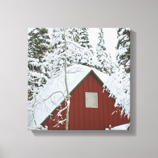 winter kerstmis 99 canvas afdruk (Voorkant)