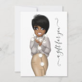 Winter Kerstmis Afro-Amerikaanse Planner Pop (Voorkant)
