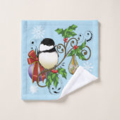 Winter-Kerstmis Bad Handdoek (Wasdoekje)