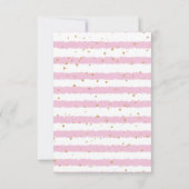 Winter Kerstmis Ballerina's Meisje Verjaardag Bedankkaart (Achterkant)