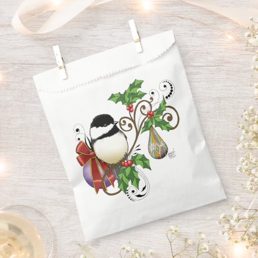 Winter-Kerstmis Bedankzakje (Geknipt)