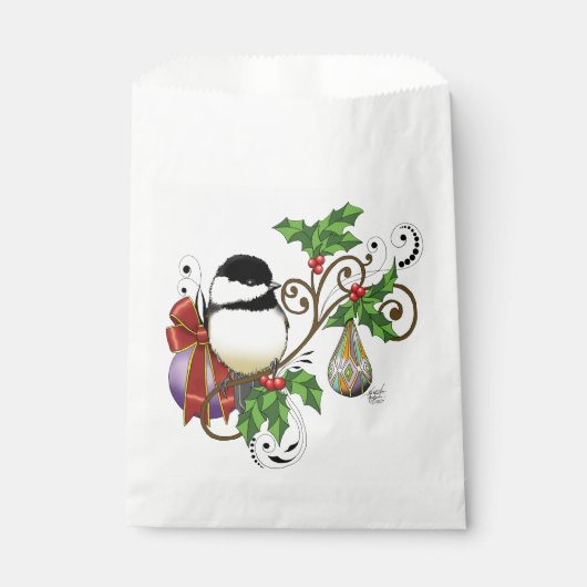 Winter-Kerstmis Bedankzakje (Voorkant)