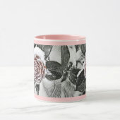 Winter, Kerstmis, Besneeuwde, Bevroren Roos Tekeni Mok (Midden)