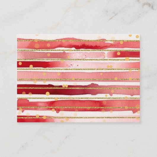 Winter Kerstmis Bos Dieren Luier Raffle Informatiekaartje (Achterkant)