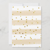 Winter Kerstmis Bridal Brunch Uitnodiging (Achterkant)