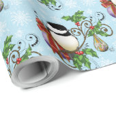 Winter-Kerstmis Cadeaupapier (Rol Hoek)