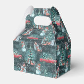 Winter Kerstmis Cozy Bedankdoosjes (Voorkant Zijde)