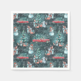 Winter Kerstmis Cozy Servet