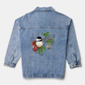 Winter-Kerstmis Denim Jacket (Achterkant)
