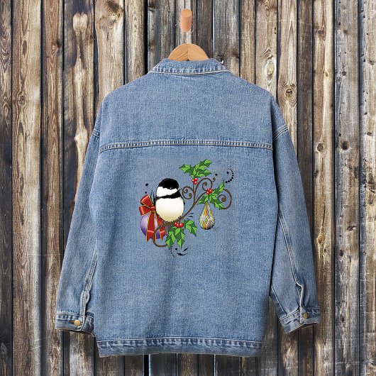 Winter-Kerstmis Denim Jacket