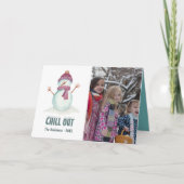  Winter Kerstmis Familie Foto Feestdagen Kaart (Voorkant)