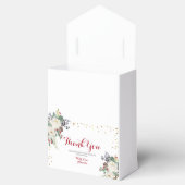 Winter Kerstmis Floral Vrijgezellenfeest Favor Box Bedankdoosjes (Geopend)