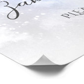 Winter Kerstmis Het is koud buiten Baby Shower Pos Poster (Hoek)