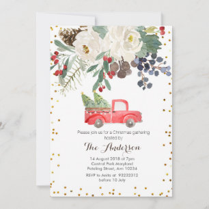 Winter Kerstmis Kerstmis - Uitnodiging