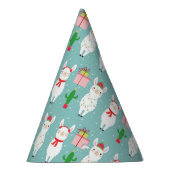 Winter Kerstmis Llamas | FEESTDAGEN Feesthoedjes (Rechts)