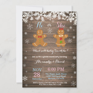 Winter Kerstmis Openbare uitnodiging