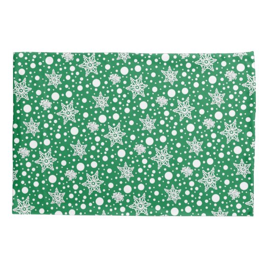 Winter Kerstmis Oud Engels Sheepdog Grey 1 Cute Kussensloop (Achterkant-Links)