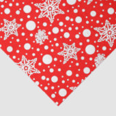 Winter Kerstmis Oud Engels Sheepdog Grey 1 Cute Tissuepapier (Detail)