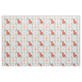Winter Kerstmis Scandinavian Style Fox Pattern Stof (Fat Quarter)