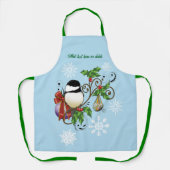 Winter-Kerstmis Schort (Voorkant)