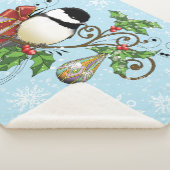 Winter-Kerstmis Sherpa Deken (3/4)