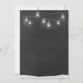 Winter Kerstmis Sneeuw Bruids Douche Uitnodiging (Achterkant)