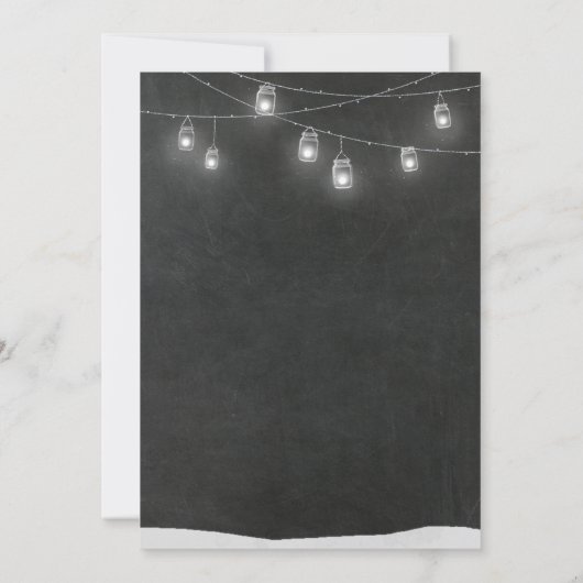 Winter Kerstmis Sneeuw Bruids Douche Uitnodiging (Achterkant)