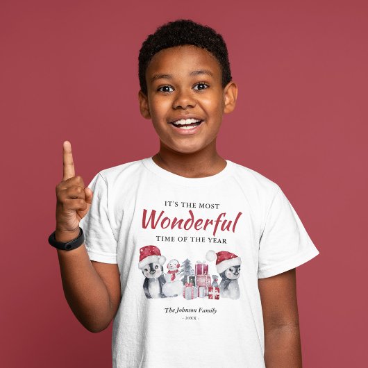 Winter Kerstmis T-shirt