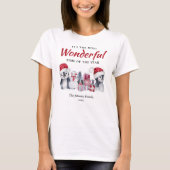 Winter Kerstmis T-shirt (Voorkant)