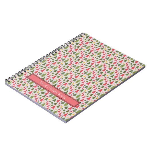 Winter & Kerstmis Thema Notitieboek (Linkerzijde)