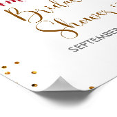 Winter Kerstmis Vrijgezellenfeest Welkom Poster (Hoek)