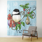 Winter-Kerstmis Wandkleed (In situ)