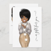 Winter-kerstpoppenkop (Voorkant / Achterkant)