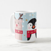 Winter Kerstrendier, Polar Beer & Pinguïn Koffiemok (Voorkant links)